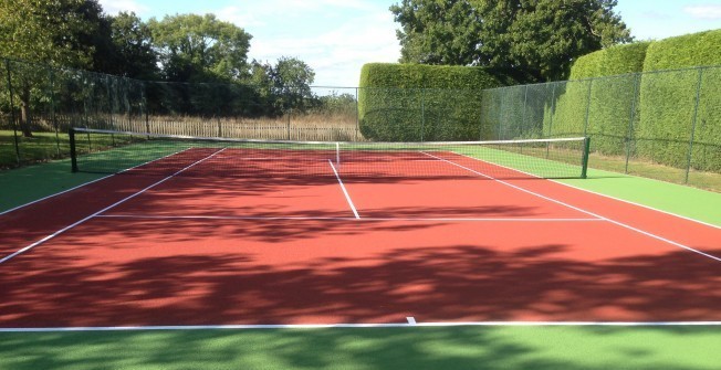 Tarmacadam Tennis Courts in Upton