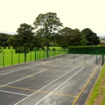 Coloured Macadam Tennis Courts in Kirkton 3