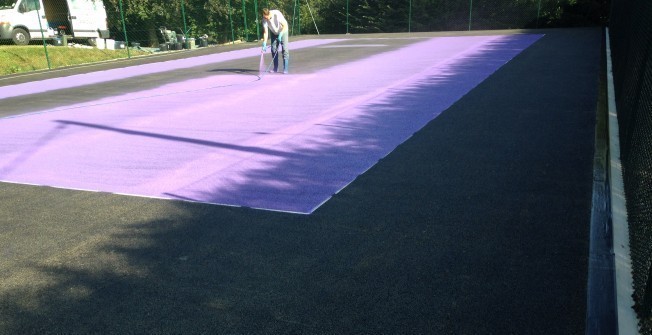 Macdam Colour Spraying in Brooklands