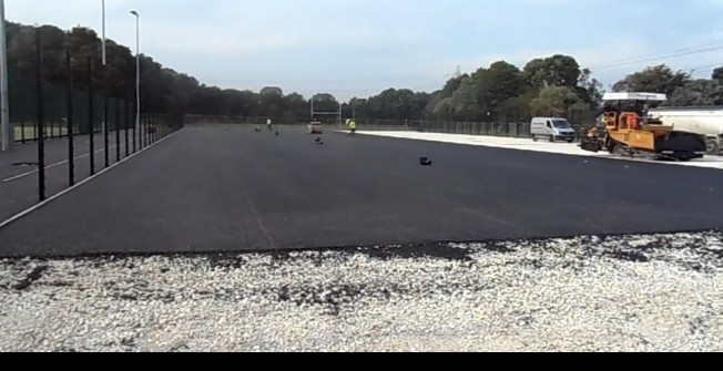 Installing Coloured Macadam in Angle
