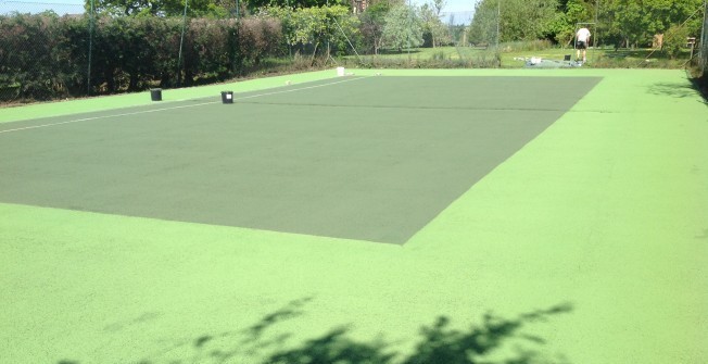 Colour Spraying Macadam Pitches