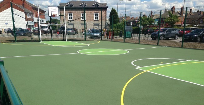 Asphalt Sports Pitches in Netherton