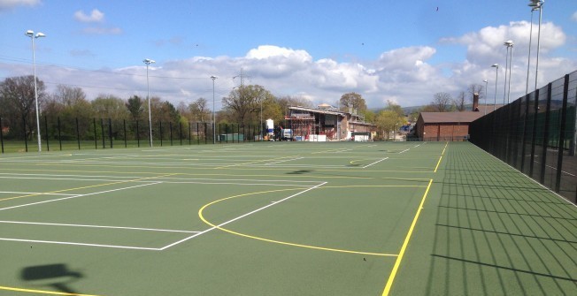 Coloured Tarmacadam Surfaces in Newtown